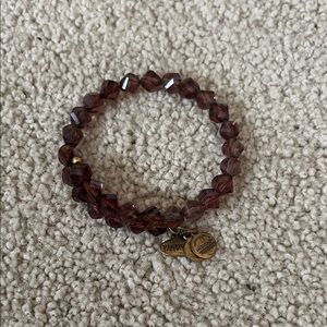 Alex and Ani Brown Crystal Bracelet